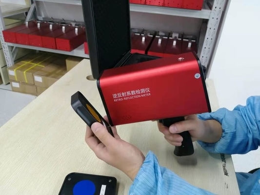 Retroreflector-Meter-rote Klicken-Kalibrierung ISO9001 DCs 8.4V 8GB