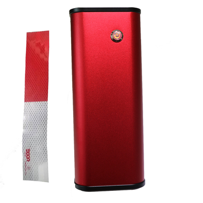 Gelbgrauer Rückstrahlzähler mit RS232-Schnittstelle und 6V Gleichstromversorgung